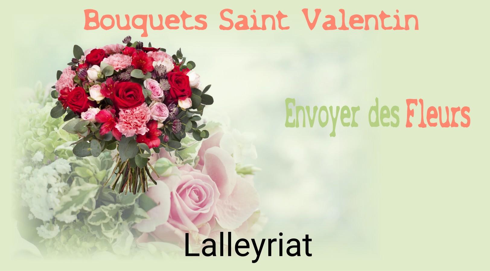 Roses de Saint-Valentin livrées à Lalleyriat